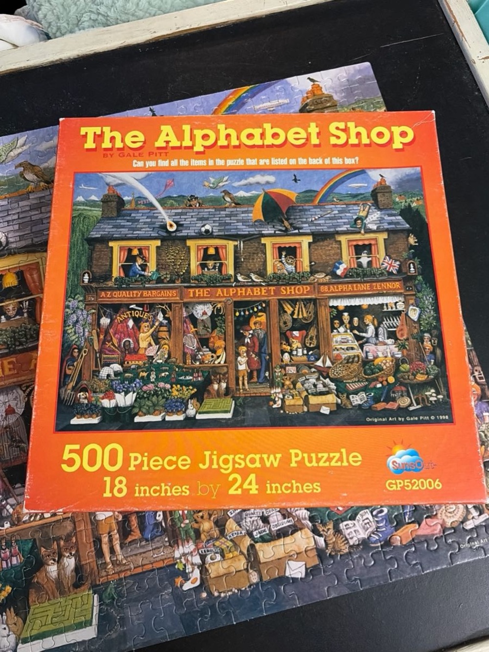 The Alphabet Shop 500-Piece Jigsaw Puzzle 🎨 Gale Pitt